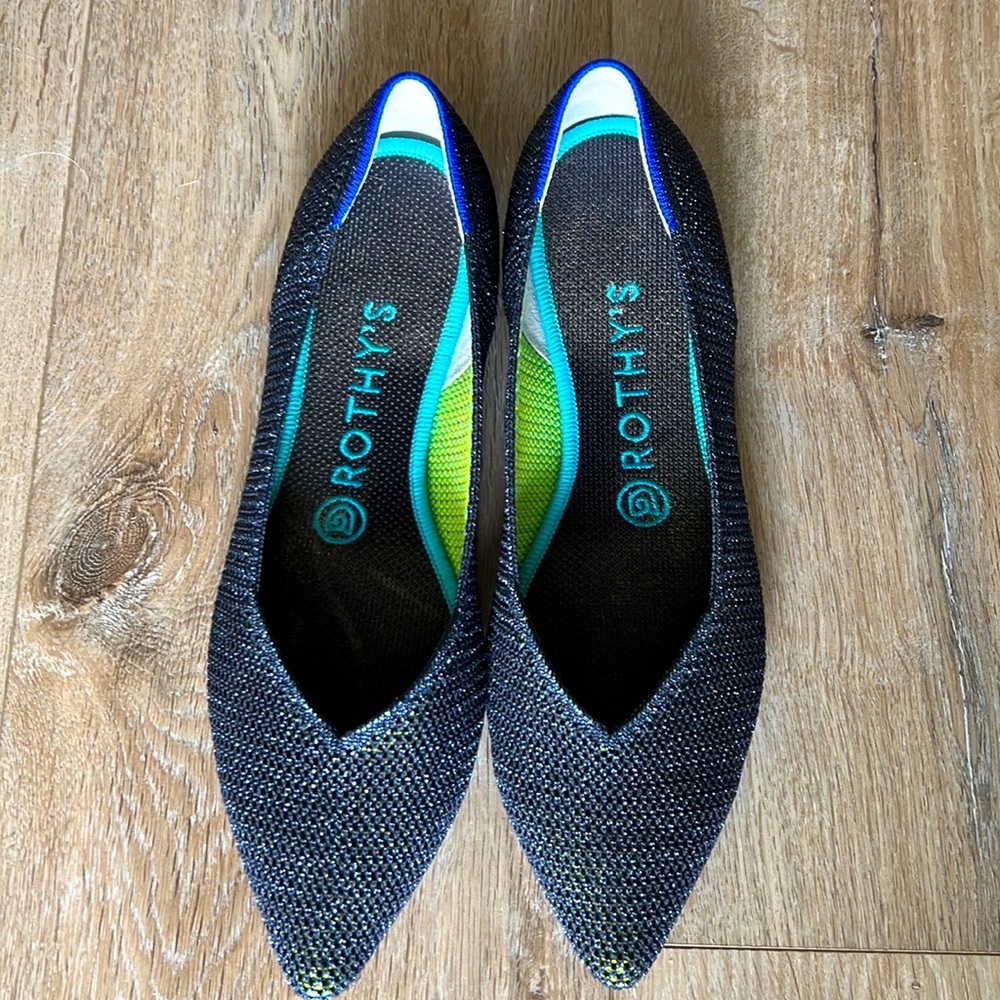 Limited edition New Years Eve sparkle Rothy’s